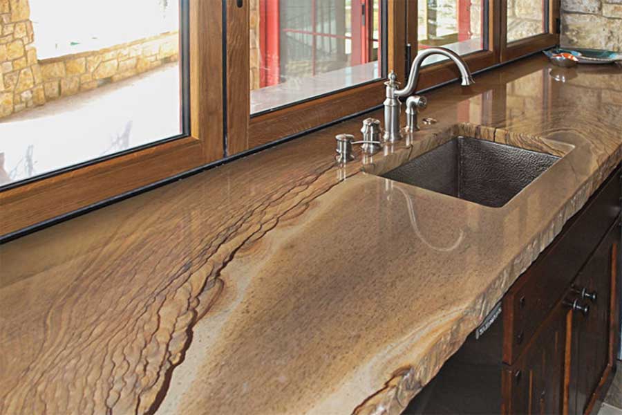 We install Resin Worktops - Metallic Epoxy Resin