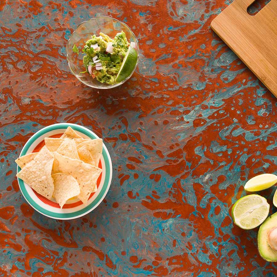 Advantages of Metallic Epoxy Countertops - Each countertop is uniquely hand-crafted to suit your interior style, whether you’re upgrading a kitchen, bathroom, retail space, or commercial desk area. These resin countertops offer exceptional value, beauty, and performance, making them a smart and stylish alternative to traditional materials.