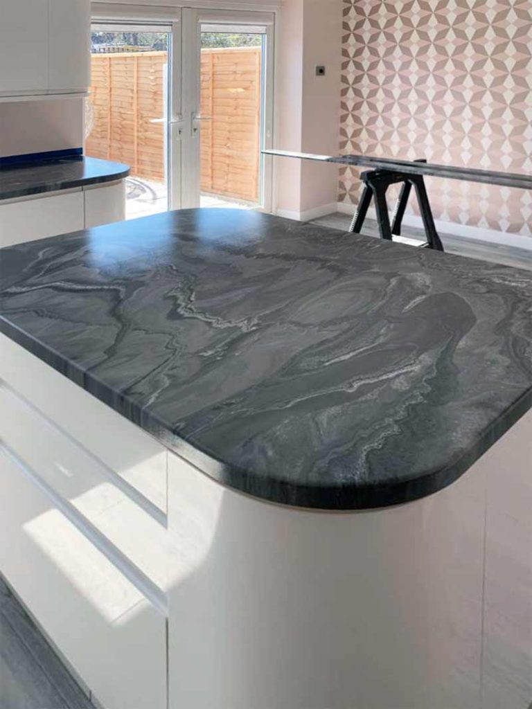 Metallic Epoxy Worktops - Whether you're renovating a kitchen, designing a retail display, or upgrading a reception desk, our metallic epoxy resin countertops deliver modern elegance and lasting performance.